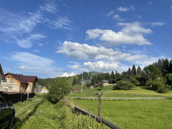 Kırsal kesimde güzel bir manzara, Ukrayna