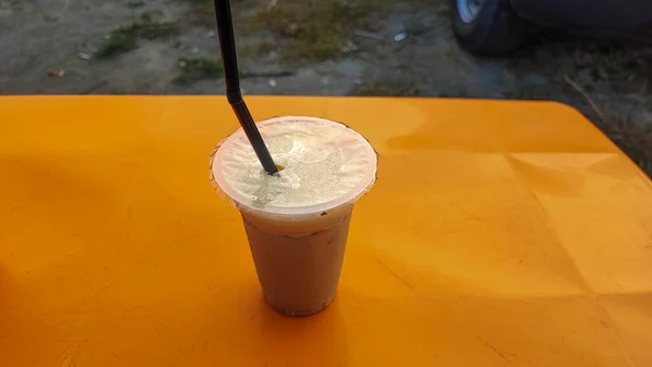 Sanger Expresso Является Одним Типичных Кофейных Напитков Aceh Indonesia Который — стоковое фото