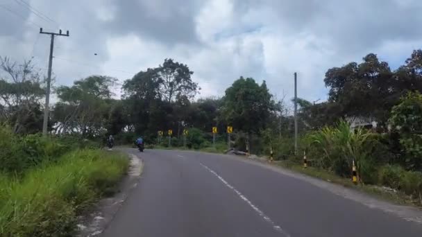 Aceh Indonesien Mars 2023 Res Till Staden Takengon Med Fantastisk — Stockvideo