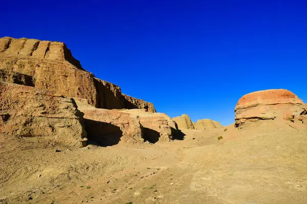 Çin Ulusal Otoyolu Nun Yanında Karamay Dan Burqin County Uzanan — Stok fotoğraf