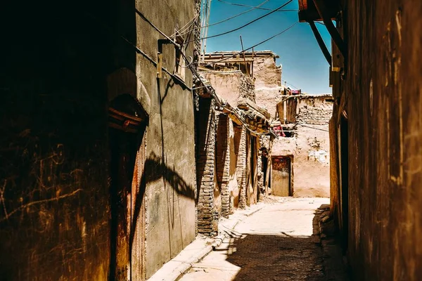 Λαϊκά Σπίτια Στο Hathpace Στο Kashgar Xinjiang Είναι Πολύτιμα Ιστορικά — Φωτογραφία Αρχείου