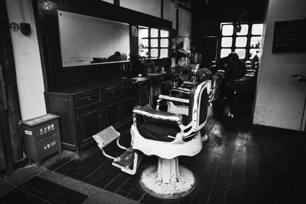 Traditional Barber Shop Ancient Town Zhejiang China — Stock Photo, Image