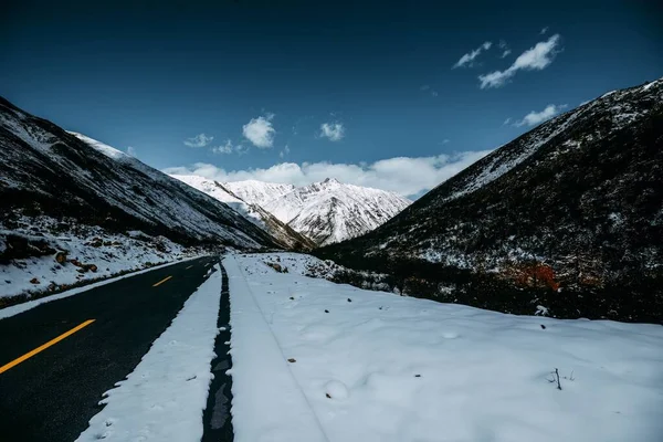 Superbes Paysages Région Alpine Dans Ouest Sichuan Chine Avec Des — Photo