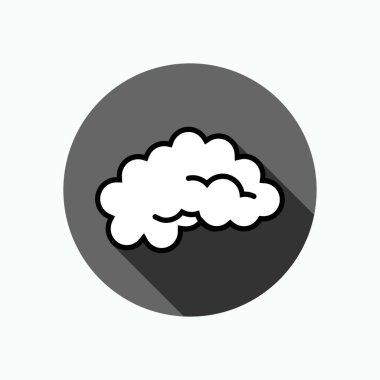 Beyin Simgesi. Zeka & Entelektüel Sembol - Vektör.