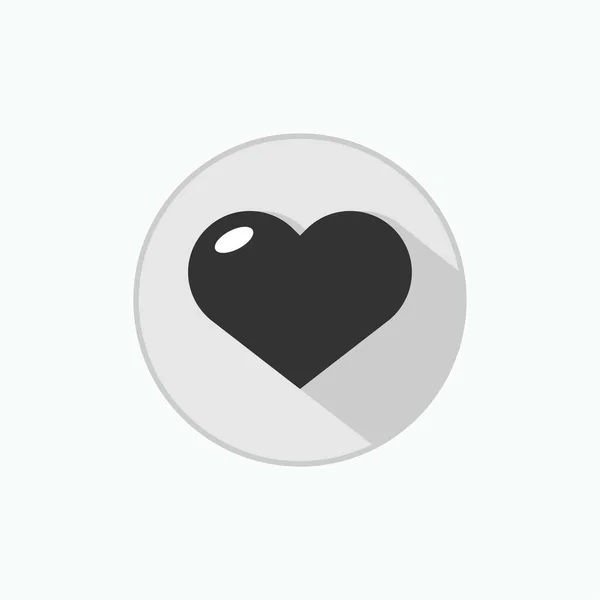 Heart Icon Vektor Kärlek Tecken Och Symbol För Design Presentation — Stock vektor
