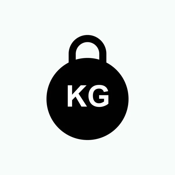 Kettlebells Icon Símbolo Equipo Peso Gimnasio Para Elementos Diseño Presentación — Archivo Imágenes Vectoriales