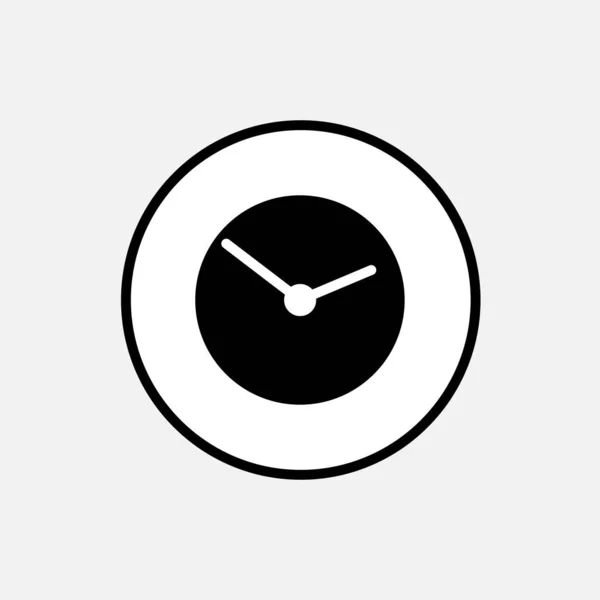 Піктограма Годинника Знак Часу Символ Моди Дизайну Презентації Веб Сайту — стоковий вектор