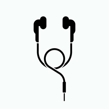 Kulaklık Simgesi. İşitme Cihazı Sembolü - Vektör.