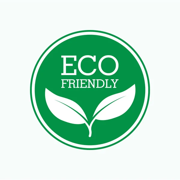 Οικολογικό Εικονίδιο Φύλλο Περιβαλλοντικός Διάνυσμα Συμβόλων — Διανυσματικό Αρχείο