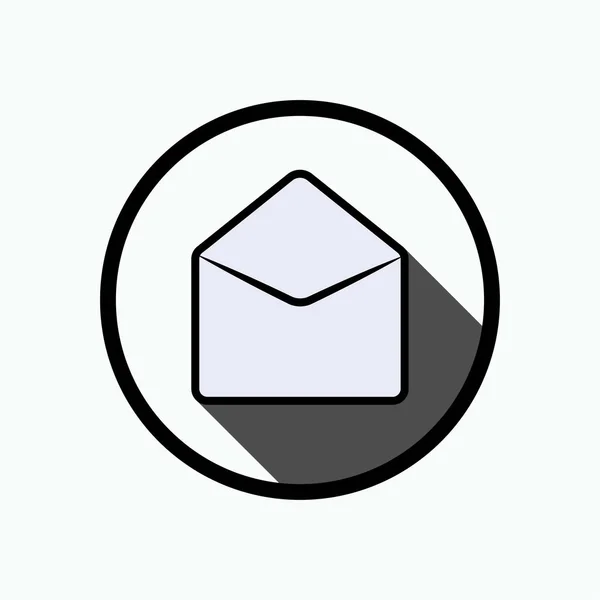 Mail Icon Signalwirkung Umschlag Symbol — Stockvektor