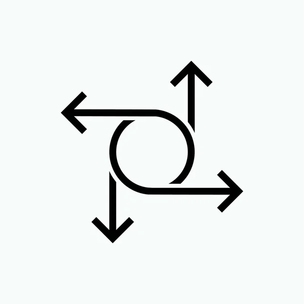 Relip Door Icon Символ Внутреннего Элемента Вектор — стоковый вектор