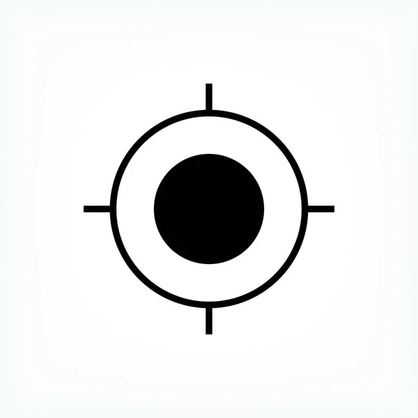 Focus Icon Target Symbol Vector — Stock Vector