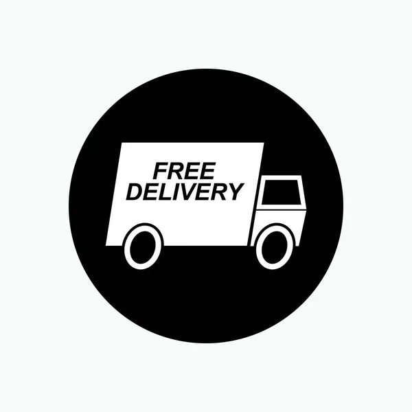 Free Delivery Icon Gratis Deliver Symbol — Stock Vector