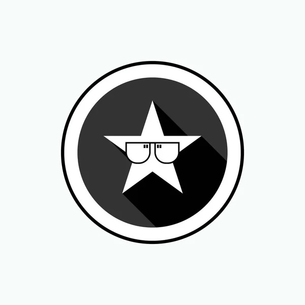 Stargast Ikone Berühmte Person Symbol Vektor — Stockvektor