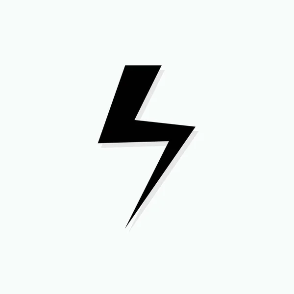 Lightning Icon Thunderbolt Symbol Charging Sign Vector — Stock Vector