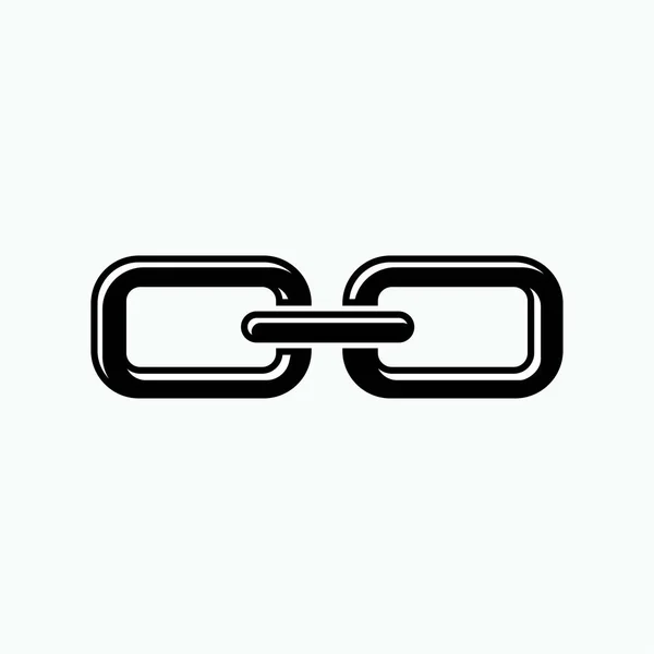 아이콘 Connect Chain Symbol Vector — 스톡 벡터
