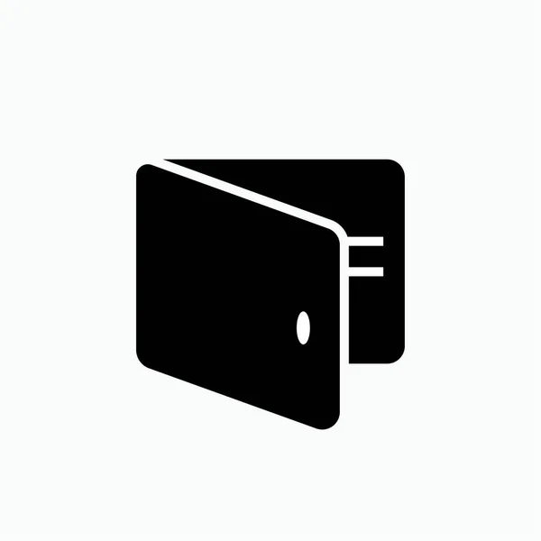 Ikona Man Wallet Symbol Hotovosti Úspory Peněz Vektor — Stockový vektor