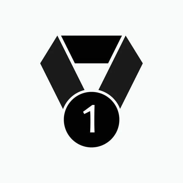 Medal Honor Icon Preisillustration Champion Gewinner Symbol Für Design Webseiten — Stockvektor