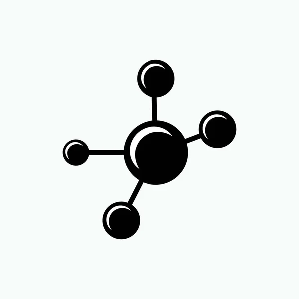 Ícono Molécula Símbolo Atómico Para Diseño Presentación Sitio Web Elementos — Vector de stock