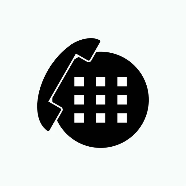 Ikona Telefonu Volací Znak Komunikační Symbol Pro Design Webové Stránky — Stockový vektor