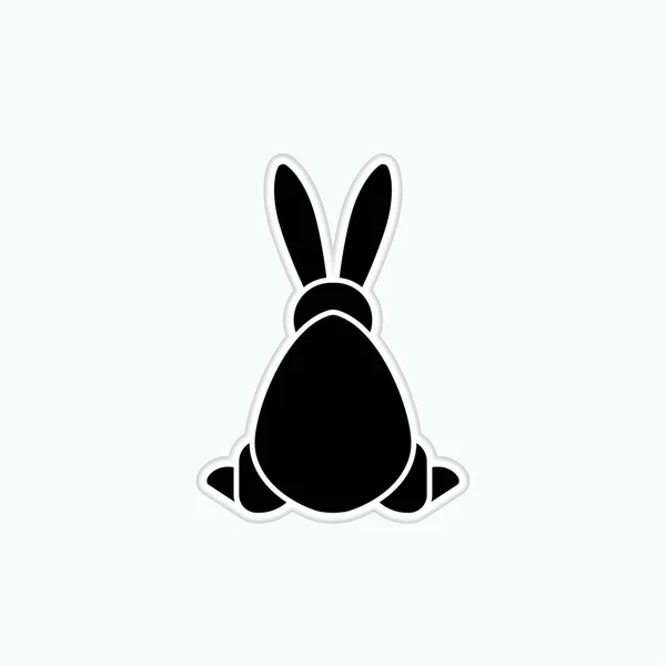 Konijnenicoon Bunny Symbool Vector — Stockvector