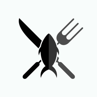 Seafood Icon. Culinary, Food Symbol - Vector. clipart