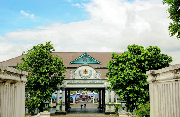 Główna Brama Yogyakarta Pałac — Zdjęcie stockowe