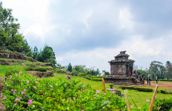 Temple Gedong Songo Trädgården — Stockfoto