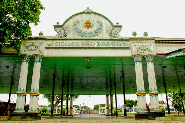 Kraton Palace Complex Interior Pavilion — Stock Photo, Image