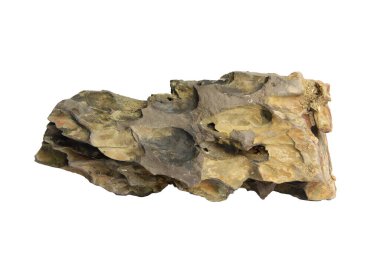 Beyaz arka planda ince kırmızı ve kahverengi gölgeli düz ve desenli ejderha taşı taşı. İçerilen kırpma yolu