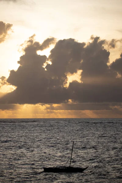 Pamen Junto Mar Océano Índico Salida Del Sol Por Mañana — Foto de Stock