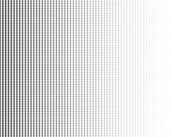 Modèle Ligne Points Verticaux Fond Abstrait Demi Teinte Couleur Noire — Image vectorielle