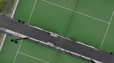 İsveç 'in dışında Padle tenis kortu. Yüksek kalite 4k görüntü