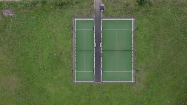 Padle Tennis Court Sweden High Quality Footage — Stock Video