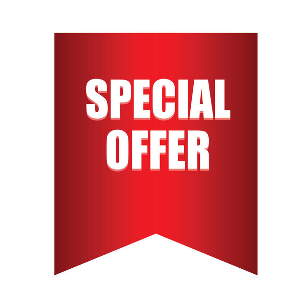 Capture attention with this Special Offer Red vector. Ideal for e-commerce, social media, and in-store signage, this scalable vector ensures clarity and impact in any size.