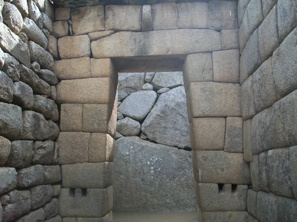 秘鲁Machu Piccu梯形窗口 — 图库照片
