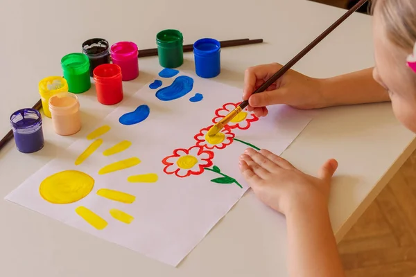 Desenho Para Crianças Preparação Pré Escolar — Fotografia de Stock