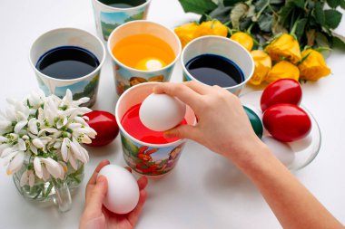 Paskalya için yumurta boyama. DIY. Adım adım. 7. Adım