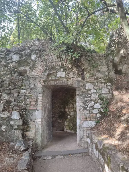Doğanın sükunetine güzelce yerleştirilmiş büyüleyici antik taş kemer yolunu keşfedin.