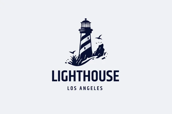 lighthouse logo, modern brand for business