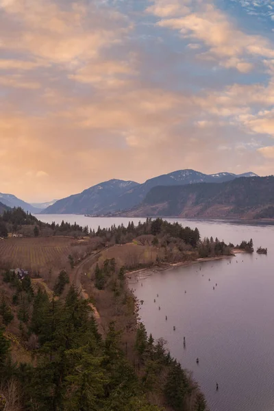 Schöne Und Malerische Aussicht Auf Die Columbia River Gorge Vom — Stockfoto