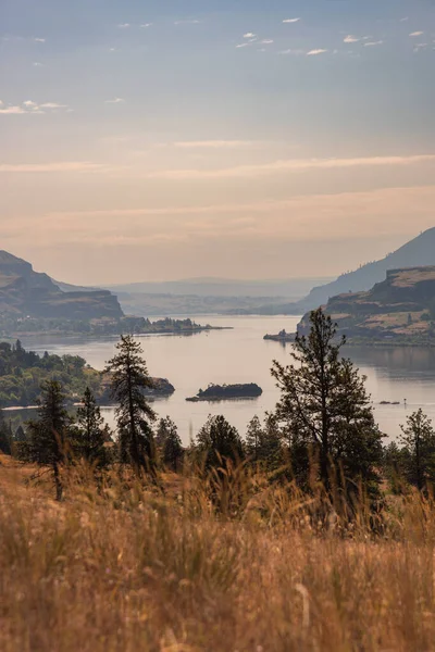 Majestätische Sommerlandschaft Mit Blick Auf Die Eastern Columbia River Gorge — Stockfoto
