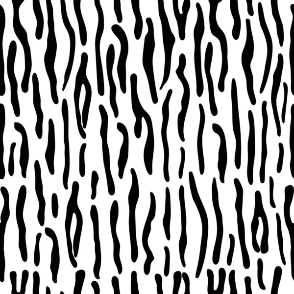 Motif Sans Couture Imprimé Zebra Empreinte Zébrée Zèbre Sans Couture — Image vectorielle