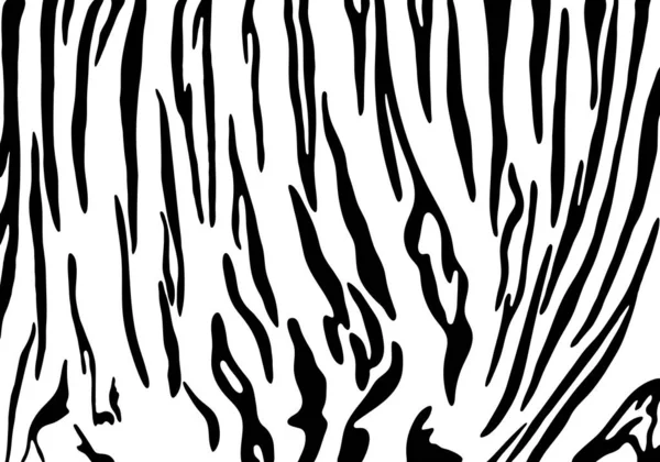 矢量黑虎打印图案动物无缝动物 — 图库矢量图片