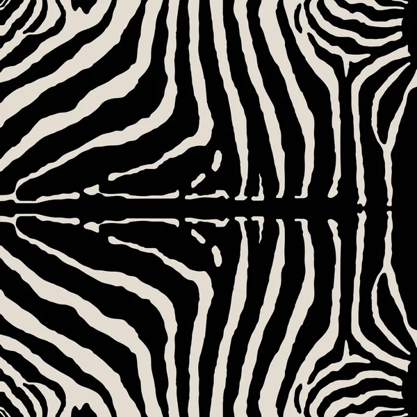 Patrón Impresión Cebra Vectorial Animal Sin Costura Piel Cebra Abstracta — Archivo Imágenes Vectoriales
