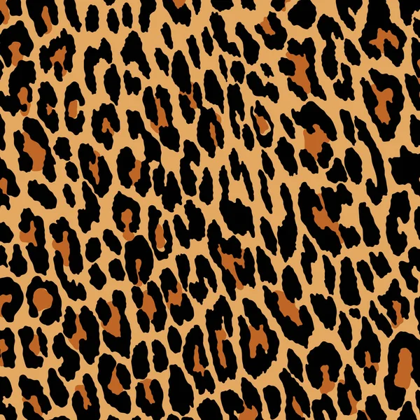 Leopardo Chita Onça Imprimir Padrão Sem Costura Animal Pele Impressão — Vetor de Stock
