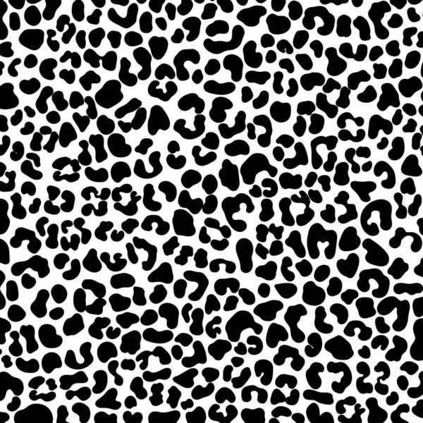 Stock vector Vector black leopard print pattern animal seamless. Leopard skin abstract for printing, cutting, and crafts Ideal for mugs, stickers, stencils, web, cover, wall stickers, home decorate and more.