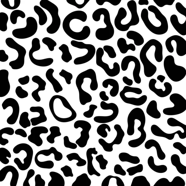 Леопард Ягуар Гепард Друкують Візерунок Тварин Безшовно Друку Різання Наклейок — стоковий вектор