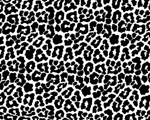 Wektor Czarny Gepard Wzór Odcisku Zwierzęcia Bez Szwu Cheetah Skin — Wektor stockowy