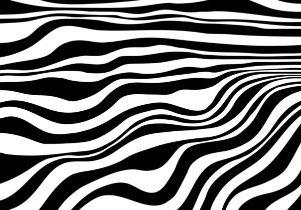 Vector Zwart Zebra Print Patroon Naadloos Zebrahuid Abstract Voor Printen — Stockvector